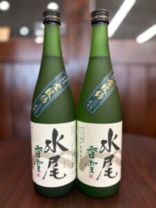 写真: 水尾 香雪 特別純米熟成酒